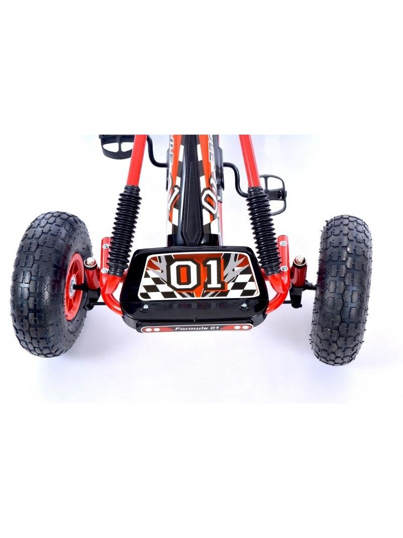 Vaikiškas sportinis kartingas Go-Kart A-15 Red (3-8 metai) 3