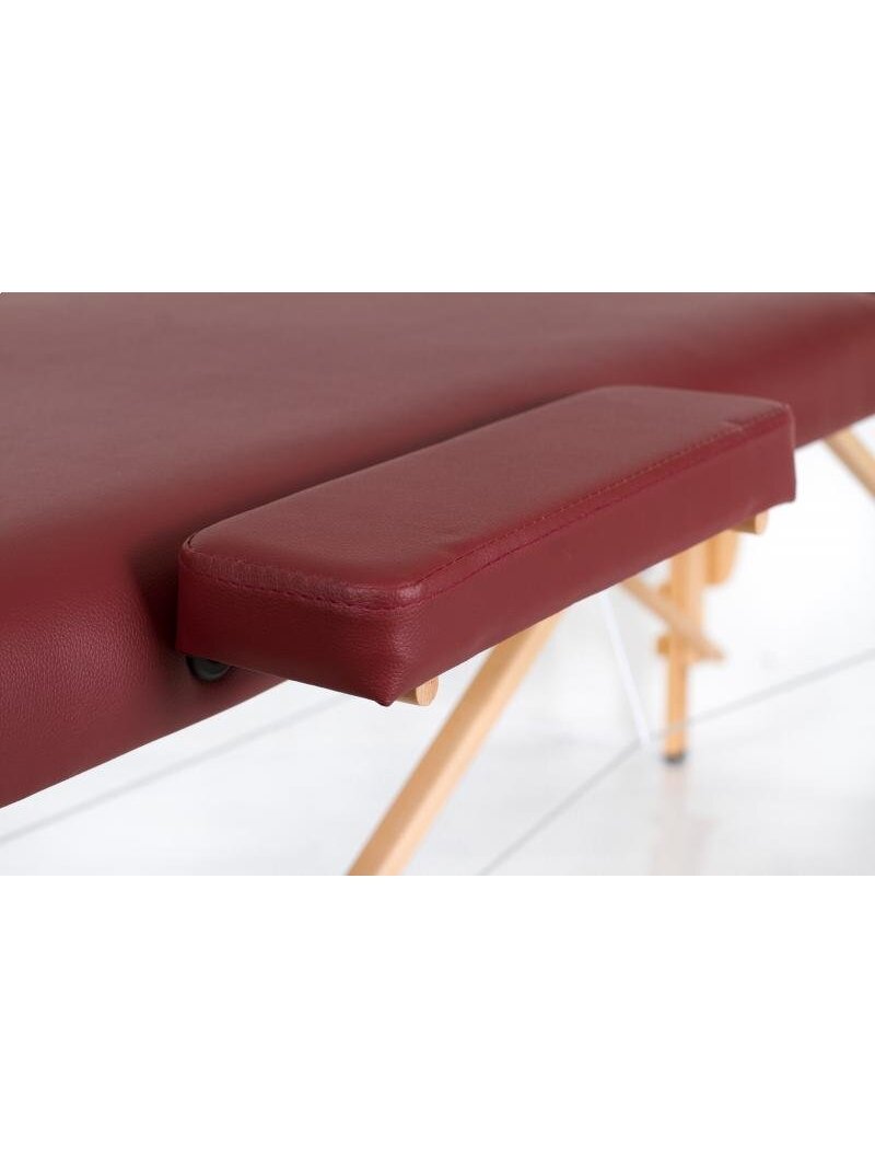 Sulankstomas masažo stalas RESTPRO® Classic-2 Wine Red 3 Sulankstomas masažo stalas RESTPRO® Classic-2 Wine Red 3