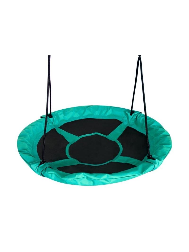 Sūpynės Gandro lizdas NEST-1, Ø 65 cm, žalias juodas 1 Sūpynės Gandro lizdas NEST-1, Ø 65 cm, žalias juodas 1
