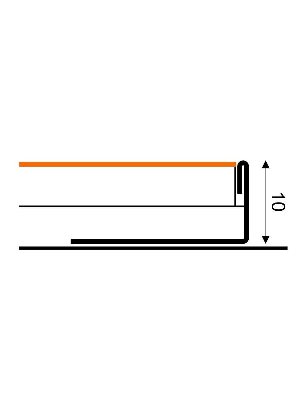 Profilis L tipo, nerūdyjančio plieno Stainless Steel Profiles | 10mm L-250cm 1
