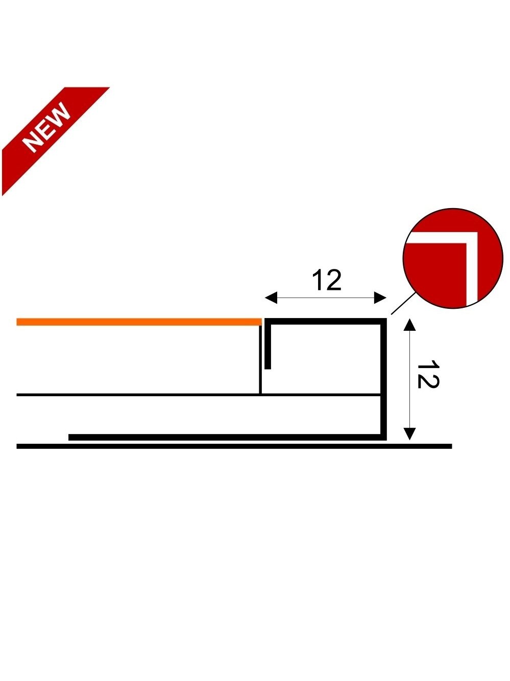 Profilis Q tipo, nerūdyjančio plieno Stainless Steel Profiles | 10x10mm L-250cm 4