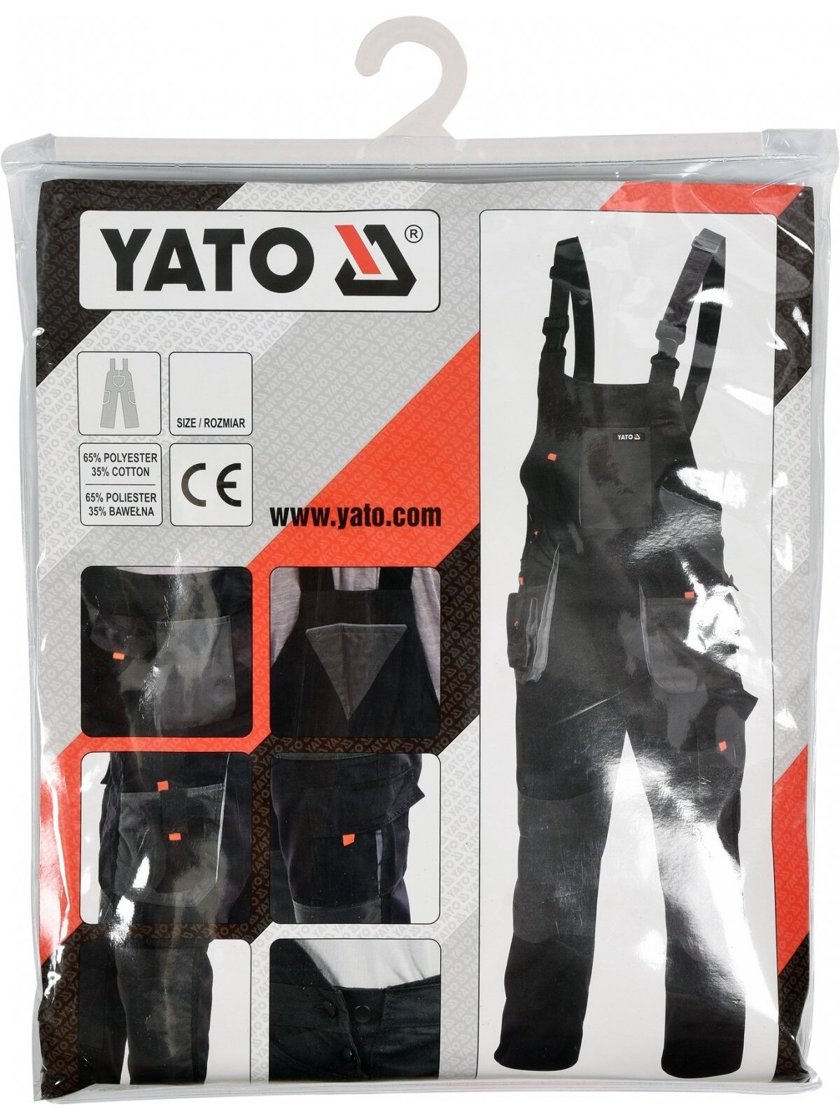 Puskombinezonis juodas/pilkas Yato | M 1 Puskombinezonis juodas/pilkas Yato | M 1