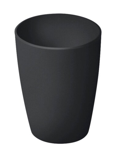 Puodelis 1705108046RK, 250 ml, 7.8 cm, plastikas, juoda