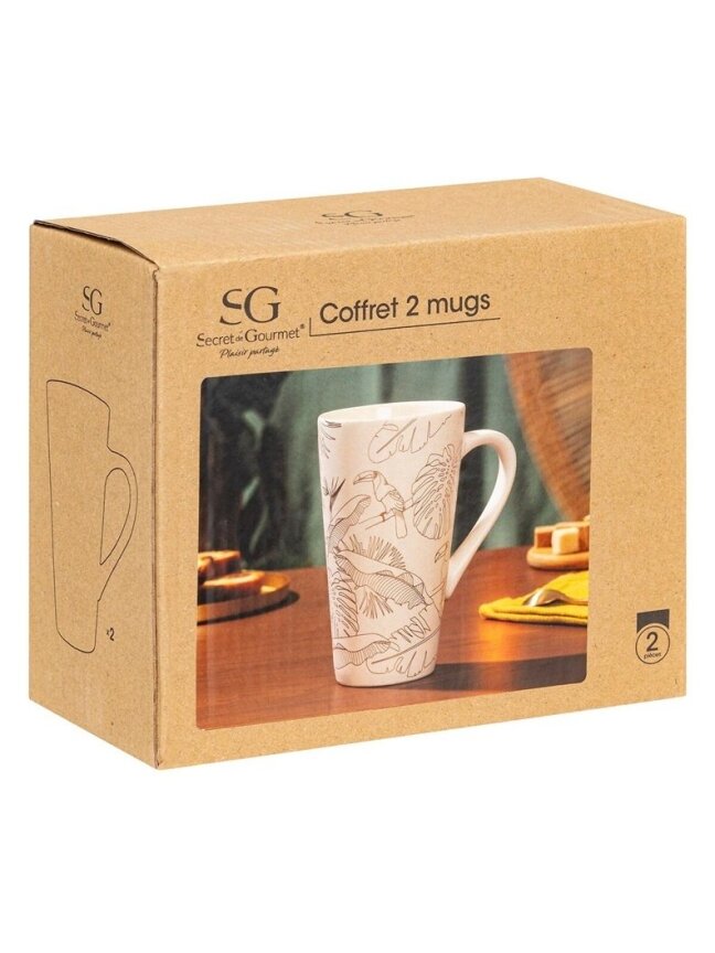 Puodelių rinkinys Secret de Gourmet, balta, 0.5 l 1 Puodelių rinkinys Secret de Gourmet, balta, 0.5 l 1