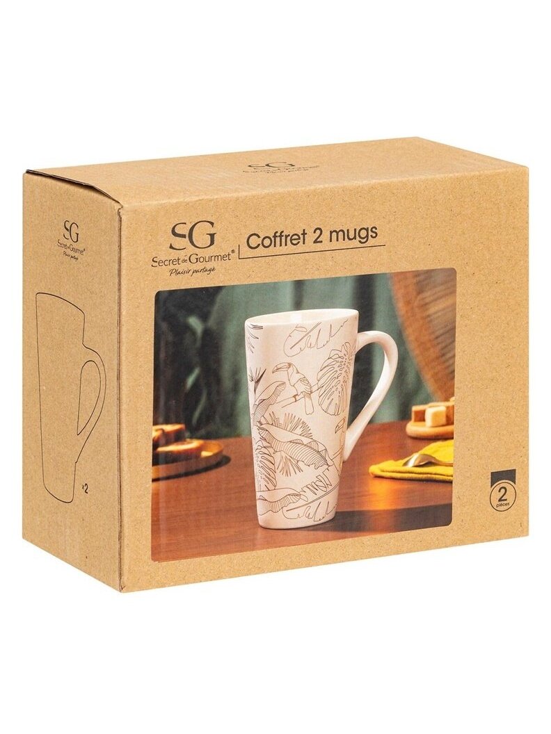 Puodelių rinkinys Secret de Gourmet, balta, 0.5 l 1
