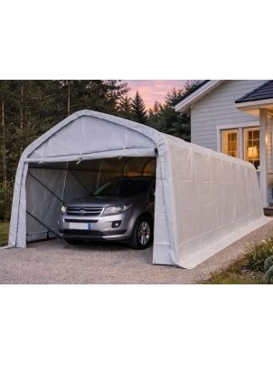 PVC garažas 3.6x7.2 m 2