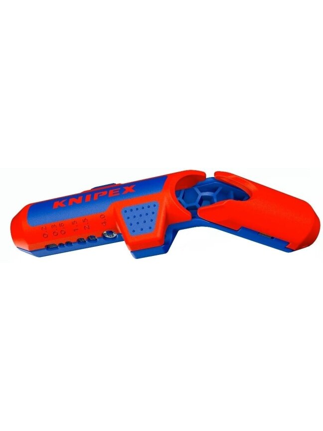 ⬡ PV kabelio nuvalymo įrankis KNIPEX ErgoStrip (169503SB, KNIPEX) ⬡ PV kabelio nuvalymo įrankis KNIPEX ErgoStrip (169503SB, KNIPEX)