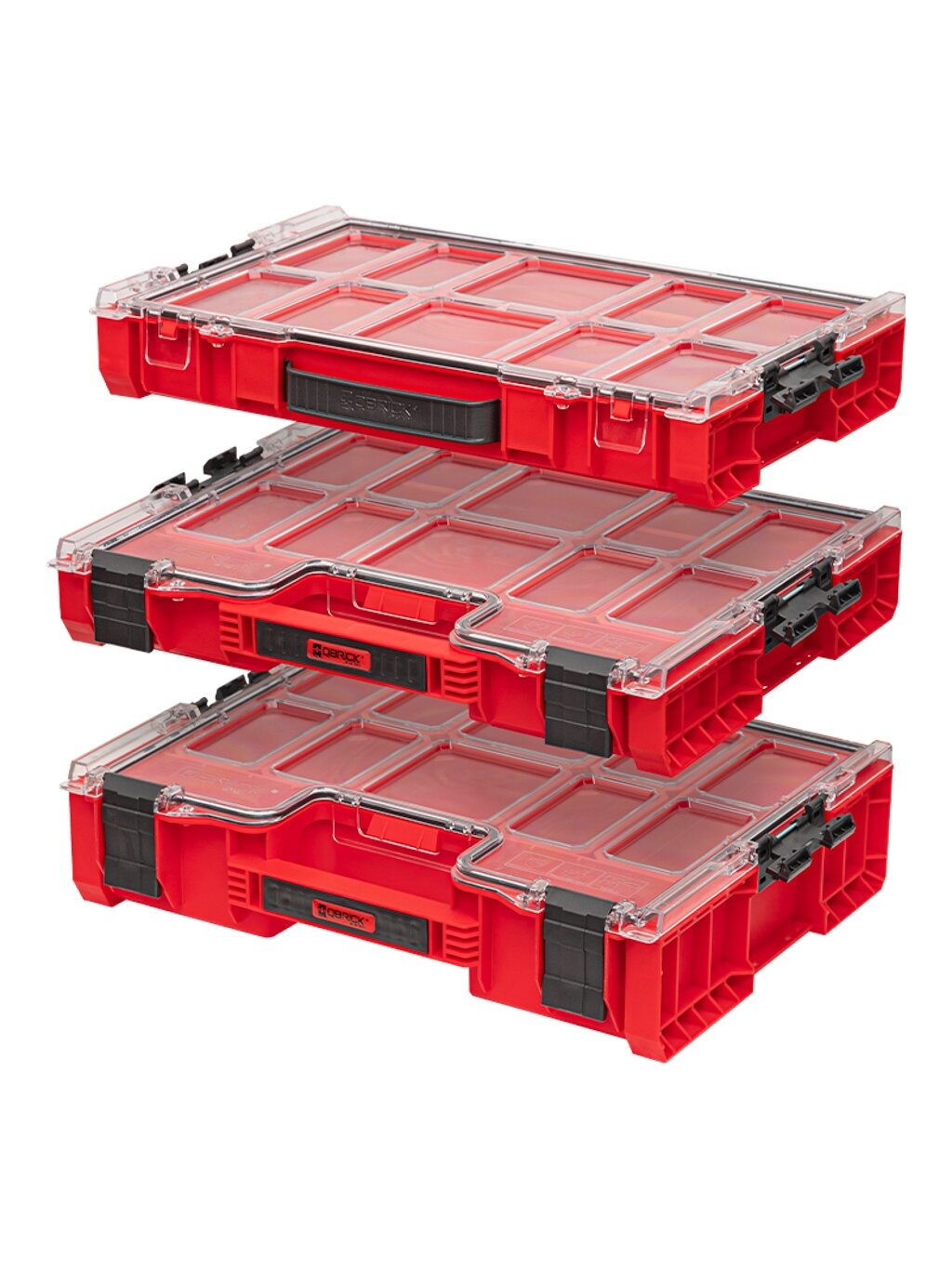 Qbrick QBRICK PRO smulkmenų dėtuvė 200 RED 2 Qbrick QBRICK PRO smulkmenų dėtuvė 200 RED 2
