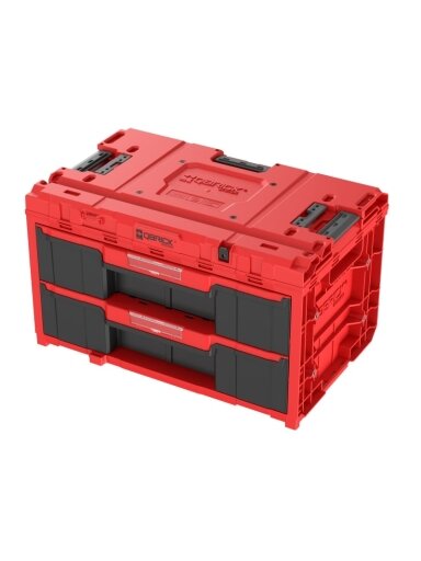 Qbrick QBRICK ONE įrankių dėžė su 2 stalčiais 2.0 RED