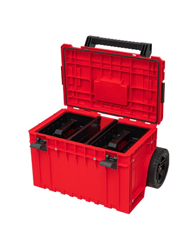 Qbrick QBRICK ONE Įrankių dėžė su ratukais 2.0 RED 1 Qbrick QBRICK ONE Įrankių dėžė su ratukais 2.0 RED 1