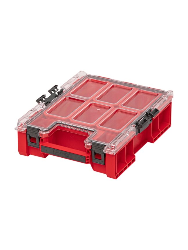 Qbrick QBRICK ONE smulkmenų dėtuvė M PLUS 2.0 RED Qbrick QBRICK ONE smulkmenų dėtuvė M PLUS 2.0 RED