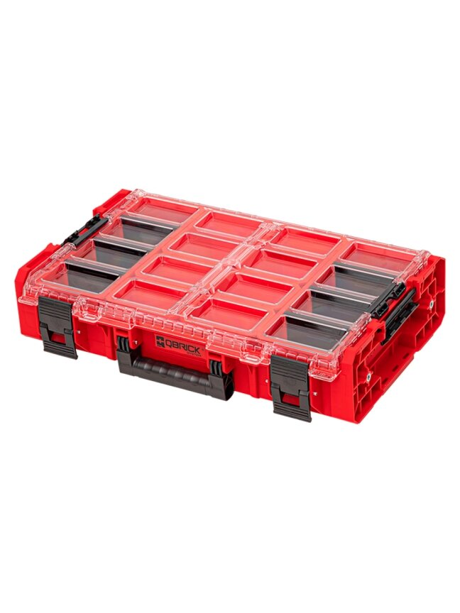 Qbrick QBRICK ONE smulkmenų dėtuvė XL 2.0 RED Qbrick QBRICK ONE smulkmenų dėtuvė XL 2.0 RED