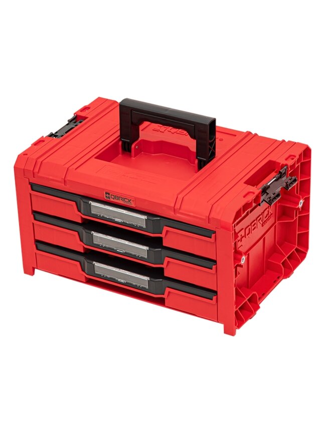 Qbrick QBRICK PRO įrankių dėžė su 3 stalčiais 2.0 EXPERT RED 1 Qbrick QBRICK PRO įrankių dėžė su 3 stalčiais 2.0 EXPERT RED 1