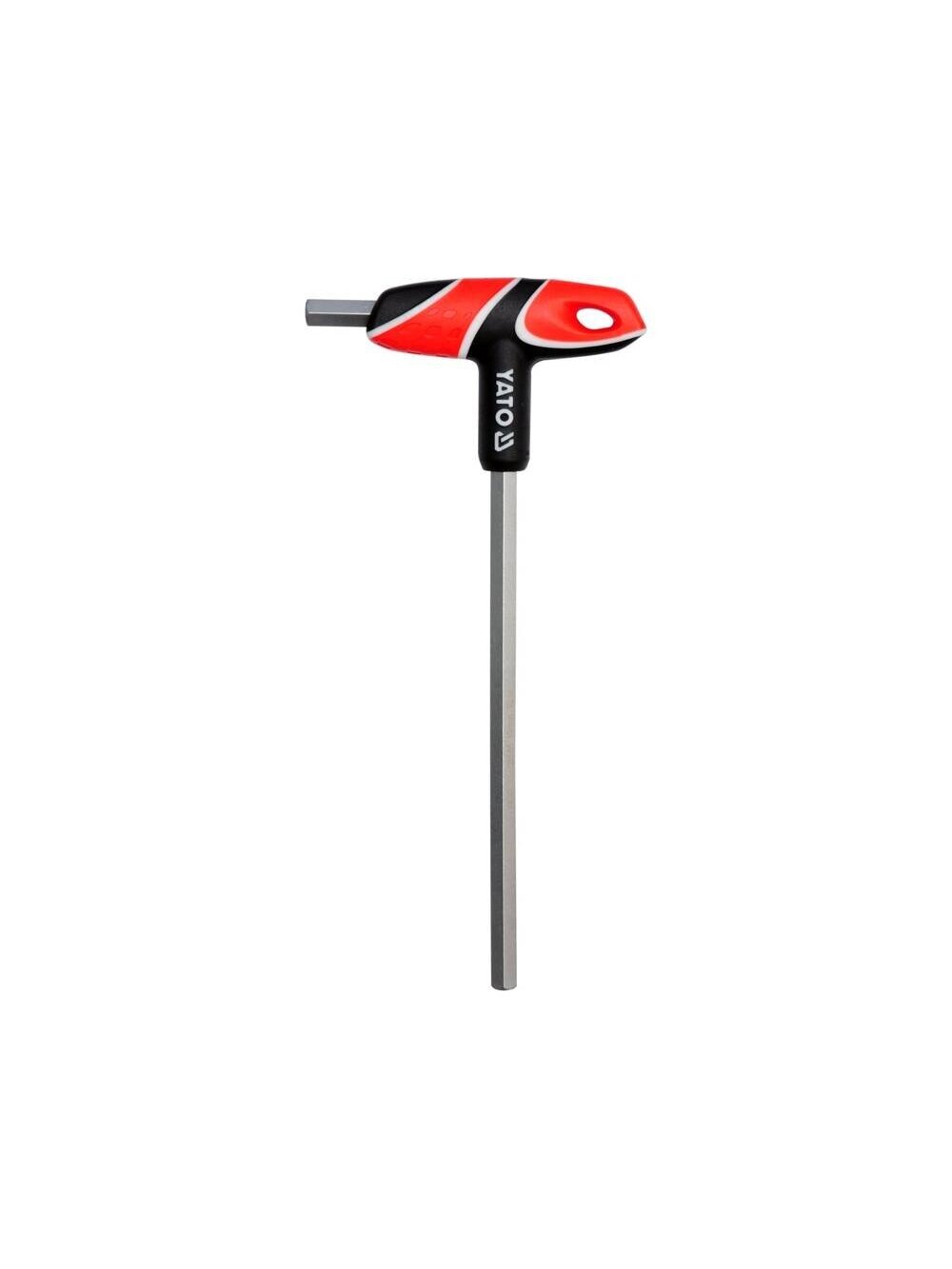 Raktas šešiabriaunis su rankena HEX Yato | 10.0mm, 22/102/200mm Raktas šešiabriaunis su rankena HEX Yato | 10.0mm, 22/102/200mm