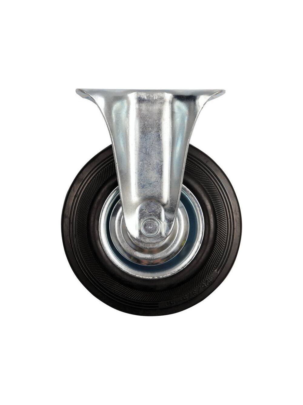 Ratukas vežimėliui, guminis, juodas Vorel | d-125mm, 100kg