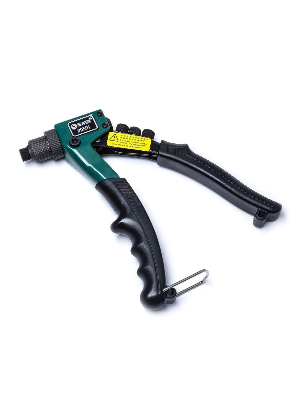 ⬡ Rankinis kniedytuvas 200 mm 2,4-4,8 mm sustiprinto sverto (ST90501SC, SATA) ⬡ Rankinis kniedytuvas 200 mm 2,4-4,8 mm sustiprinto sverto (ST90501SC, SATA)