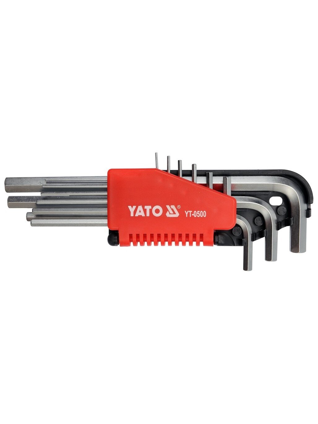 Raktų šešiabriaunių rinkinys 9vnt. 1,5-10mm Hex CrV Yato Raktų šešiabriaunių rinkinys 9vnt. 1,5-10mm Hex CrV Yato