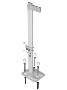 Radiatorių tvirtinimas Rofix UNISTAND, tinka H300-900 rad. (40004393) (dėžėje 2vnt)