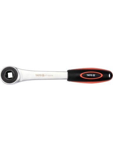 Raktas terkšlinis su kiauryme CrV pakopiniam raktui YT-03316 Yato | 1/2" 30 dant.