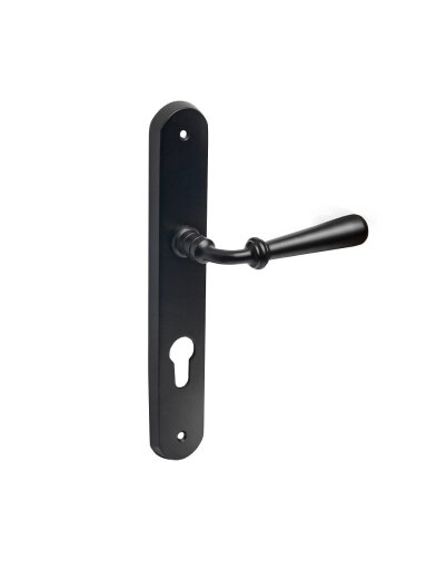 Rankena KORA Y72mm  juoda ( kaltinis  metalas) ( pora )