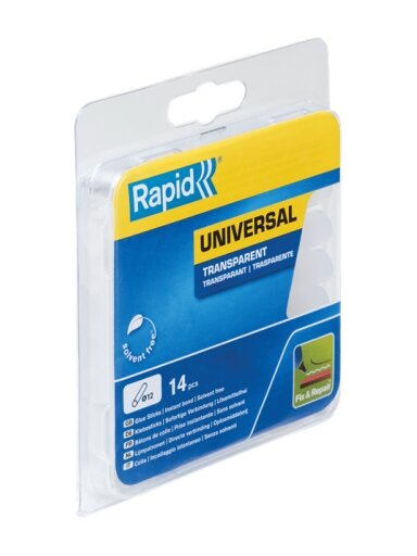 Rapid Klijai Universalūs skaidrūs 12 mm 125 g