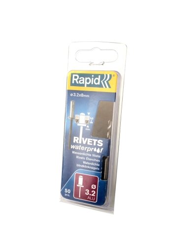 Rapid Kniedės nelaidžios vandeniu 4.8 x 14 mm,50 vnt.