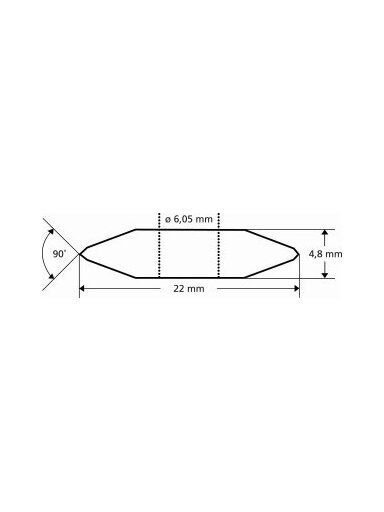 Ratukas plytelių pjovimo staklėms Maxiflies, Superflies; KAUFMANN | d-22 mm (blisteryje)