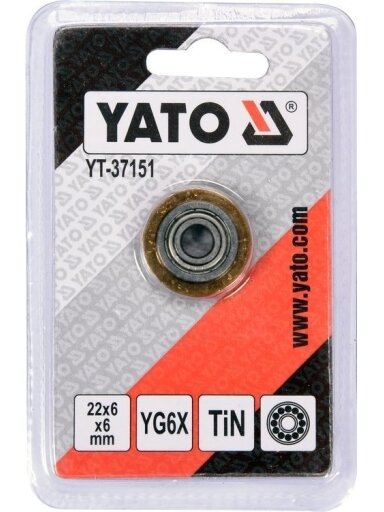 Ratukas plytelių pjovimo staklėms (su guoliais) d-22x6x6mm Yato