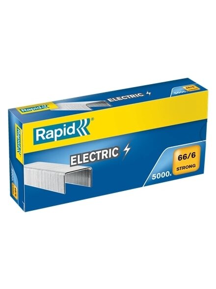 Rapid Kabės segtuvui Rapid 66/6 5000 vnt. Rapid Kabės segtuvui Rapid 66/6 5000 vnt.