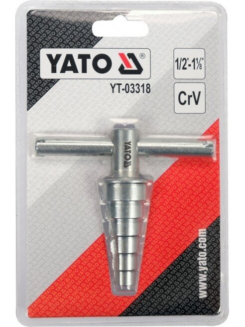 Raktas pakopinis su rankena 1/2" (12,7 mm) – 1-1/8" (28,6 mm) CrV Yato 2 Raktas pakopinis su rankena 1/2" (12,7 mm) – 1-1/8" (28,6 mm) CrV Yato 2