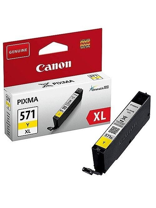 Rašalinio spausdintuvo kasetė Canon CLI-571XL, geltona 2 Rašalinio spausdintuvo kasetė Canon CLI-571XL, geltona 2