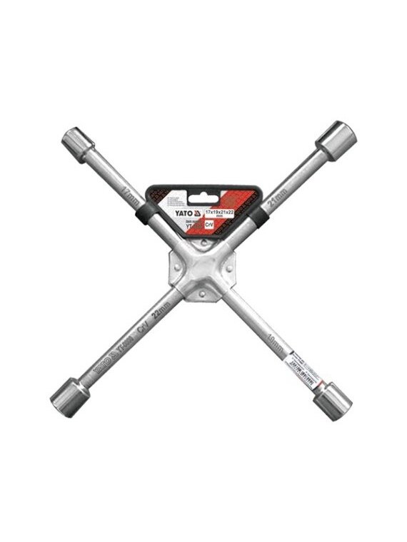 Raktas kryžminis CrV Yato | 17x19x21x22 mm Raktas kryžminis CrV Yato | 17x19x21x22 mm