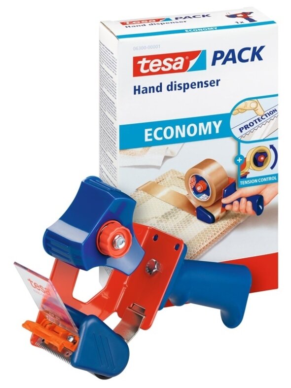 Rankinis pakavimo aparatas 66 m x 50 mm juostai 1 Rankinis pakavimo aparatas 66 m x 50 mm juostai 1