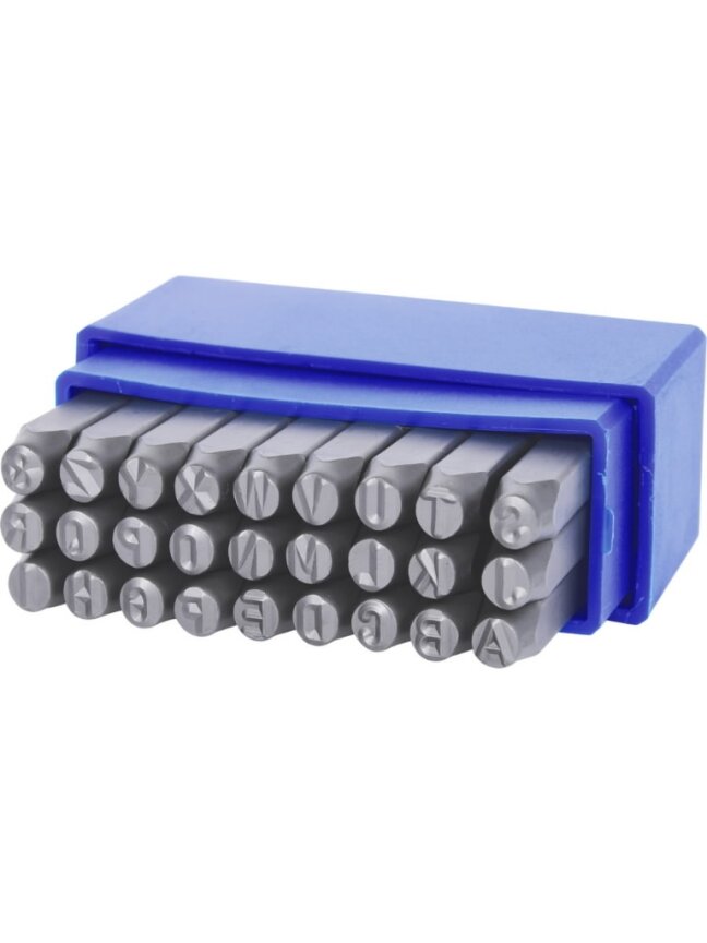 Raidžių išmušėjų komplektas 5mm, 27 dalių, KS Tools 1 Raidžių išmušėjų komplektas 5mm, 27 dalių, KS Tools 1
