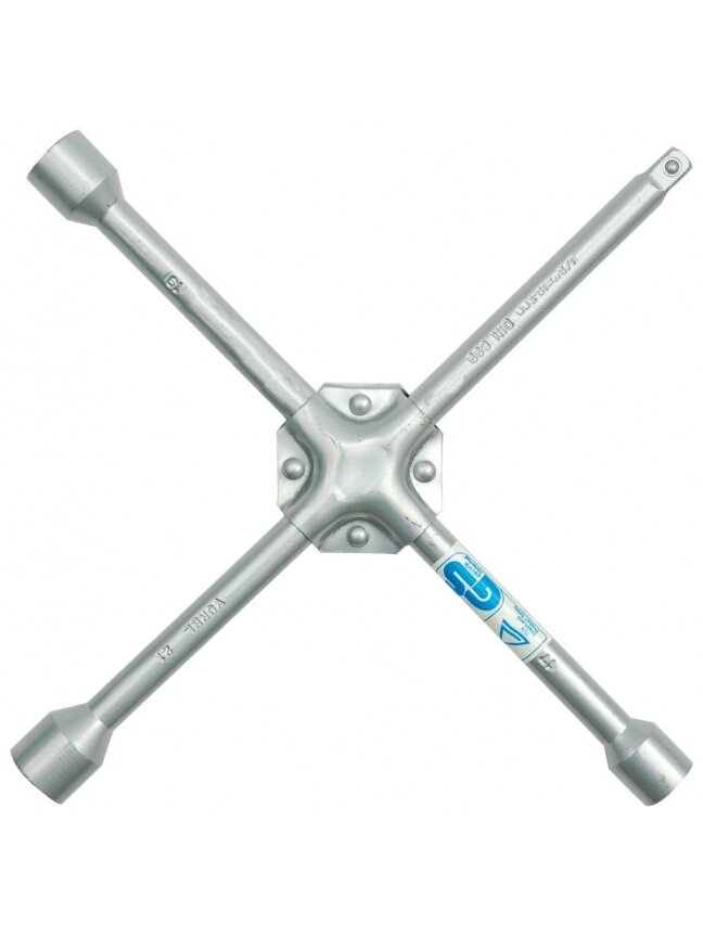 Raktas kryžminis Vorel | 17-19-21mmx1/2" Raktas kryžminis Vorel | 17-19-21mmx1/2"