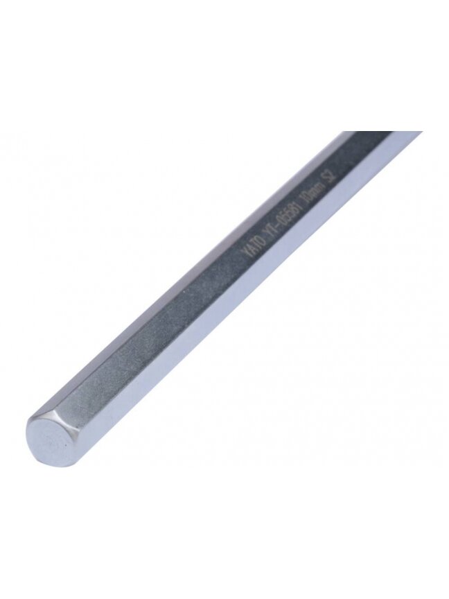 Raktas šešiabriaunis su rankena HEX Yato | 10.0mm, 22/102/200mm 1 Raktas šešiabriaunis su rankena HEX Yato | 10.0mm, 22/102/200mm 1