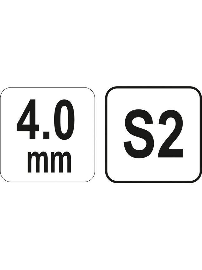 Raktas šešiabriaunis su rankena HEX Yato | 4.0mm, 13/76/140mm 2 Raktas šešiabriaunis su rankena HEX Yato | 4.0mm, 13/76/140mm 2