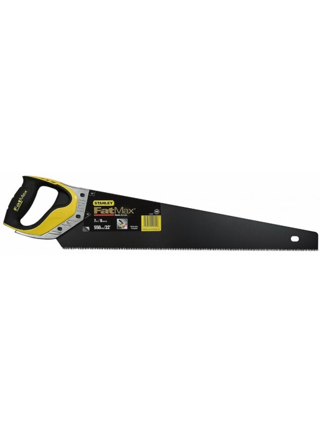Rankinis pjūklas 7 TPI x 550mm, Stanley 1 Rankinis pjūklas 7 TPI x 550mm, Stanley 1