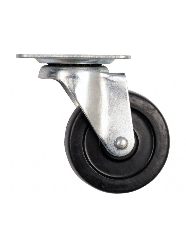 Ratukas vežimėliui, polipropileninis, juodas, pasukamas Vorel | d-60mm, 30kg Ratukas vežimėliui, polipropileninis, juodas, pasukamas Vorel | d-60mm, 30kg