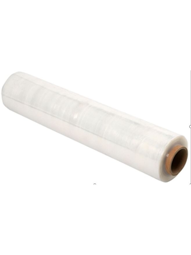 - Rankinė pak. plėvelė 500mm x 230m x 23µm