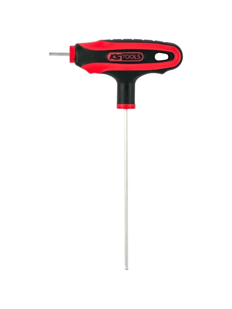 Raktas T- formos šešiakampis HEX 8 mm, su rutuline galvute, KS Tools 1