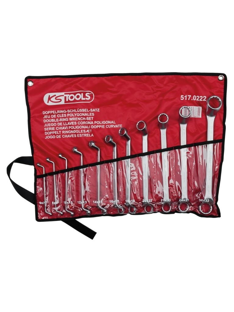Raktų žiediniais galais komplektas 11vnt., 6-32mm, KS Tools Raktų žiediniais galais komplektas 11vnt., 6-32mm, KS Tools