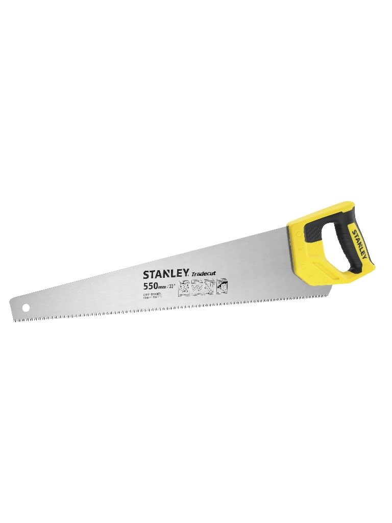 Rankinis pjūklas Tradecut Gen2 550mm 8TPI, Stanley 1 Rankinis pjūklas Tradecut Gen2 550mm 8TPI, Stanley 1