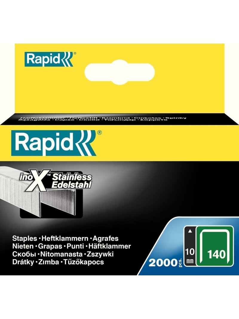 Rapid Kabės Rapid 140/10 nerūd.pl 2000 vnt.