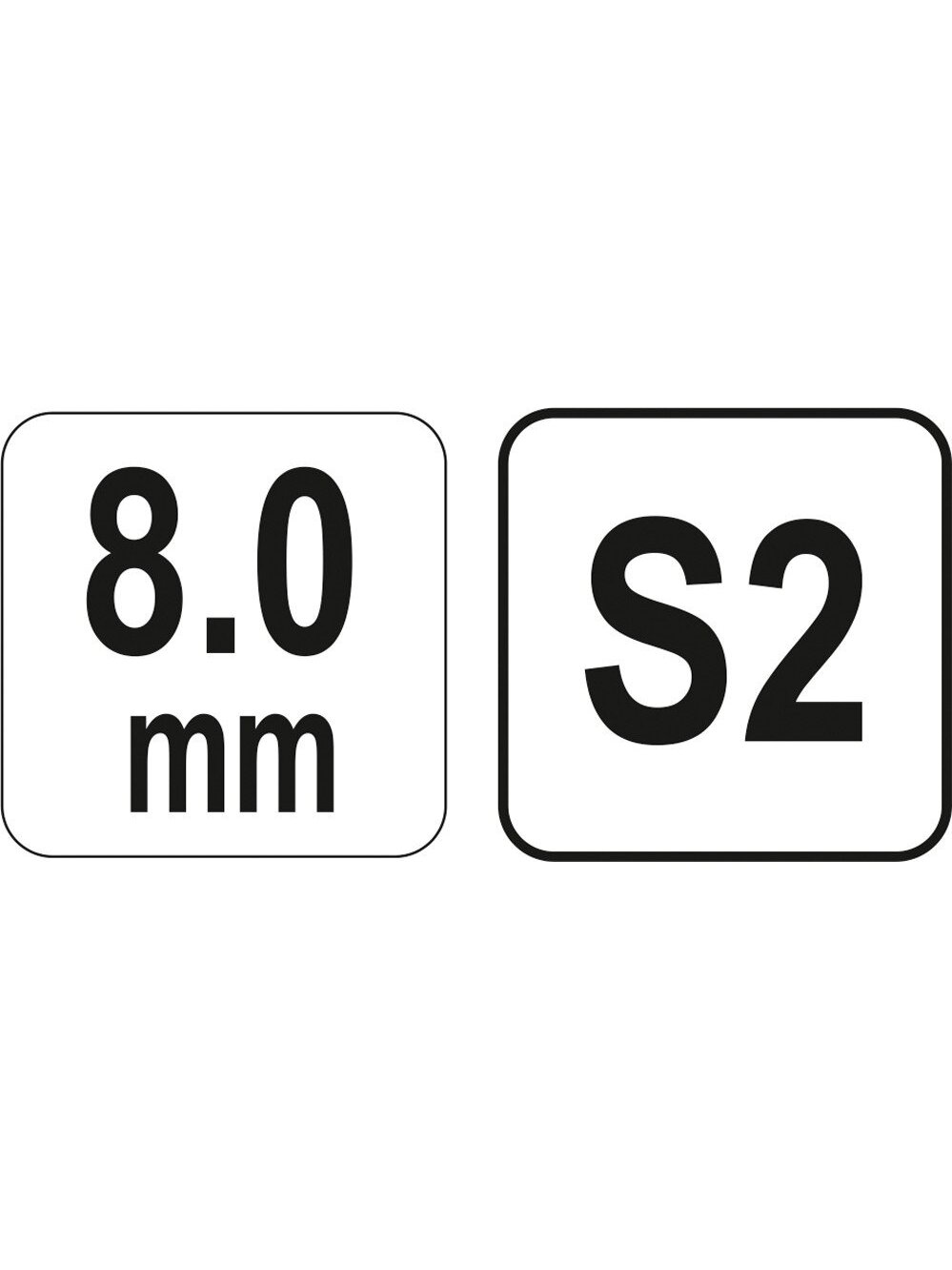 Raktas šešiabriaunis su rankena HEX Yato | 8.0mm, 22/102/200mm 2 Raktas šešiabriaunis su rankena HEX Yato | 8.0mm, 22/102/200mm 2