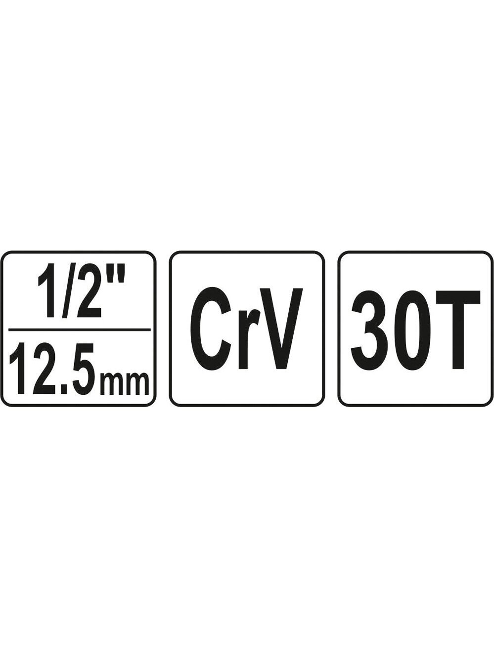 Raktas terkšlinis su kiauryme CrV pakopiniam raktui YT-03316 Yato | 1/2" 30 dant. 4 Raktas terkšlinis su kiauryme CrV pakopiniam raktui YT-03316 Yato | 1/2" 30 dant. 4