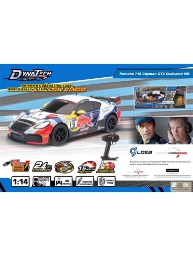 RC automobilis Porsche 718 DHTRC10479B RC automobilis Porsche 718 DHTRC10479B