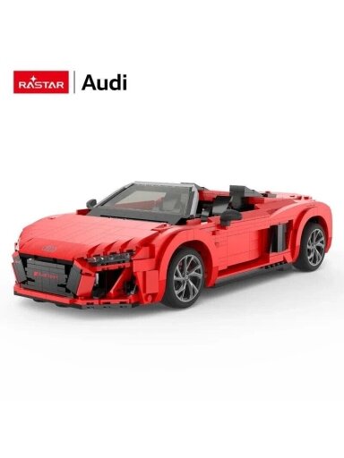 RC automobilis Rastar AUDI R8 Spyder Bricks 93800 RC automobilis Rastar AUDI R8 Spyder Bricks 93800