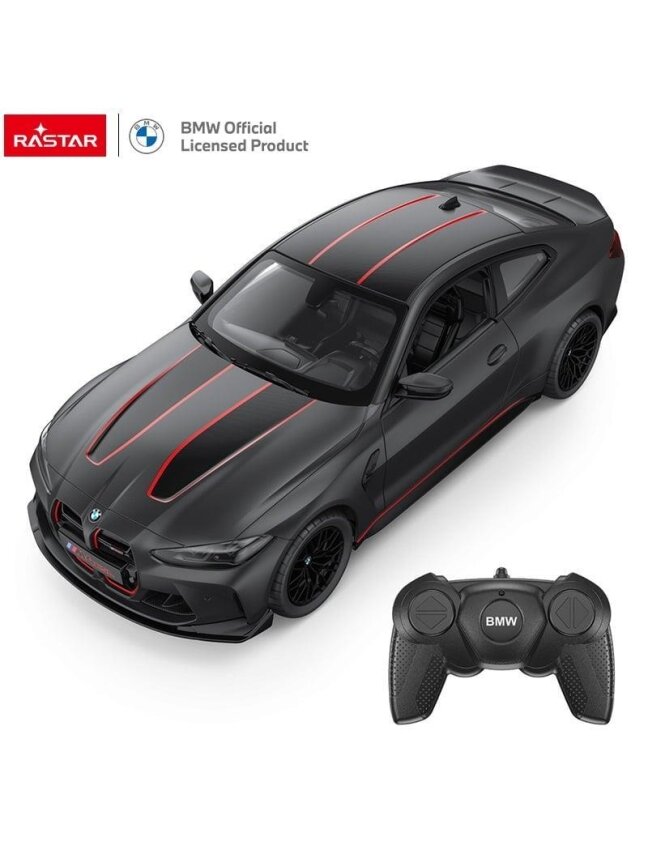 Rc automobilis Rastar M4 CSL 94500, 1:16, juoda sp. 1