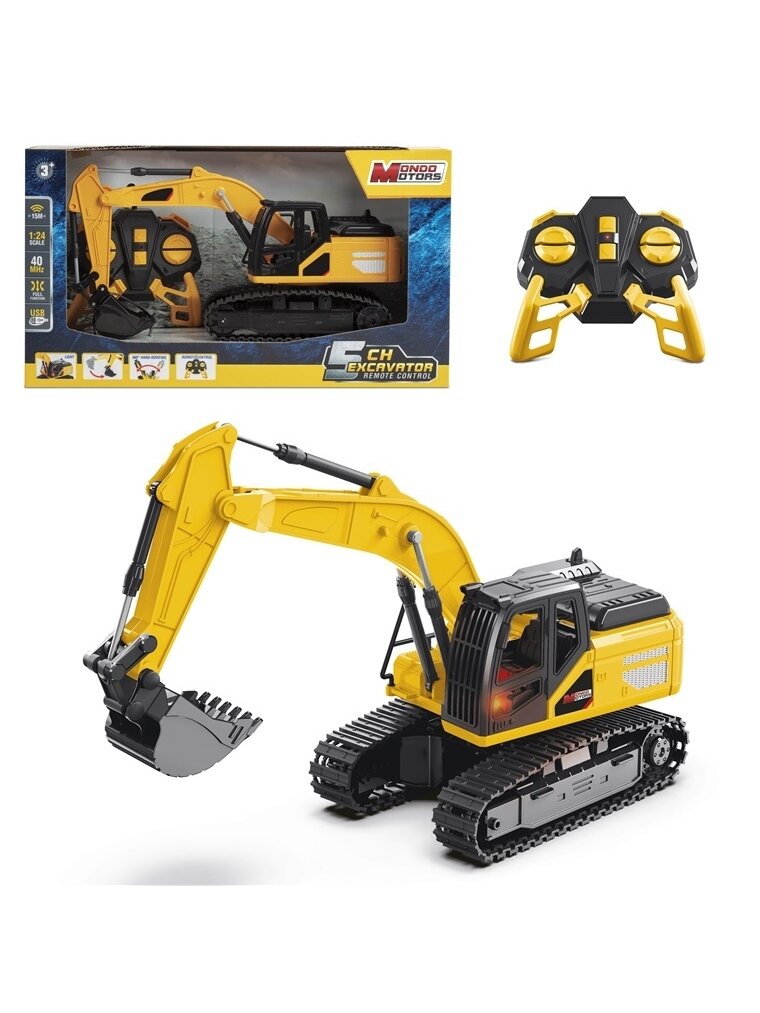 RC ekskavatorius Mondo Motors 13-63847 RC ekskavatorius Mondo Motors 13-63847